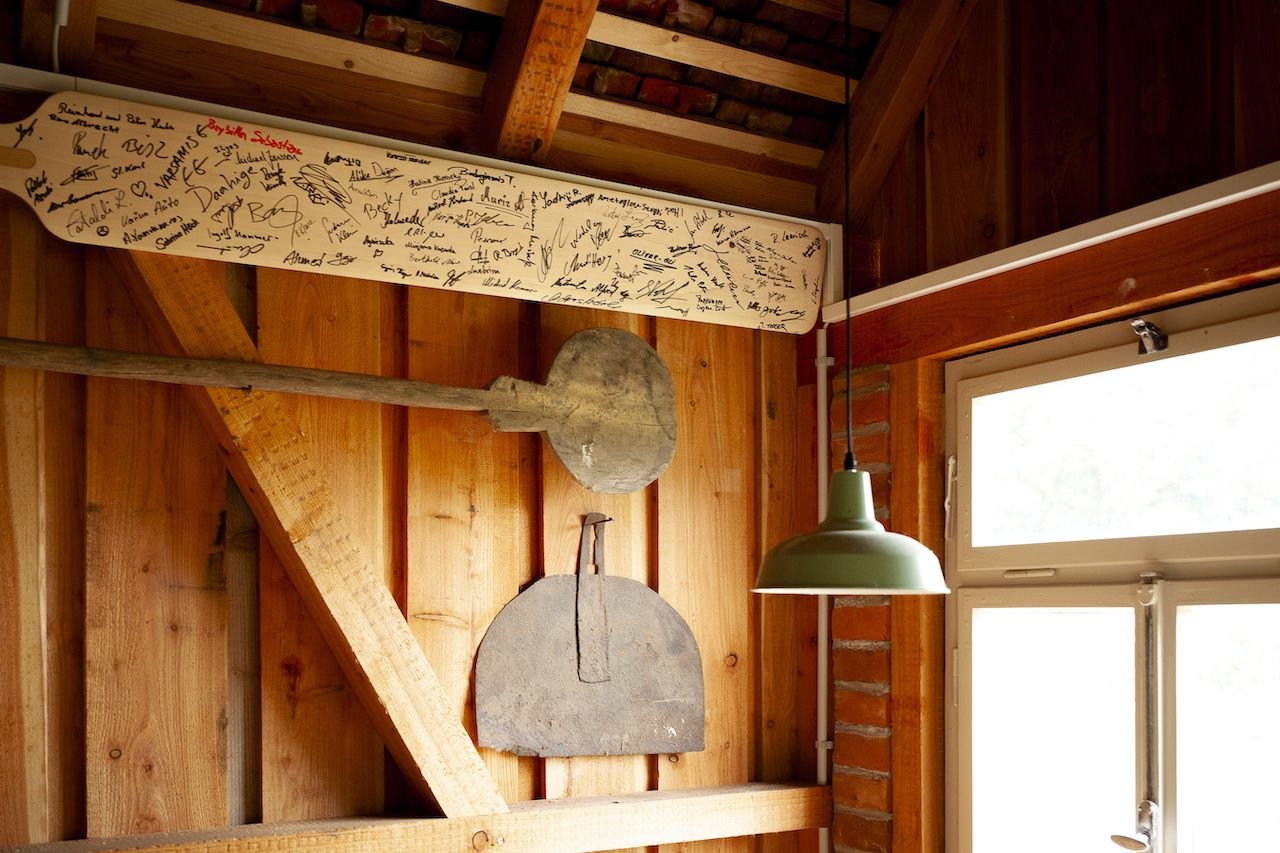 Interior of oven place in farmhouse (2024)