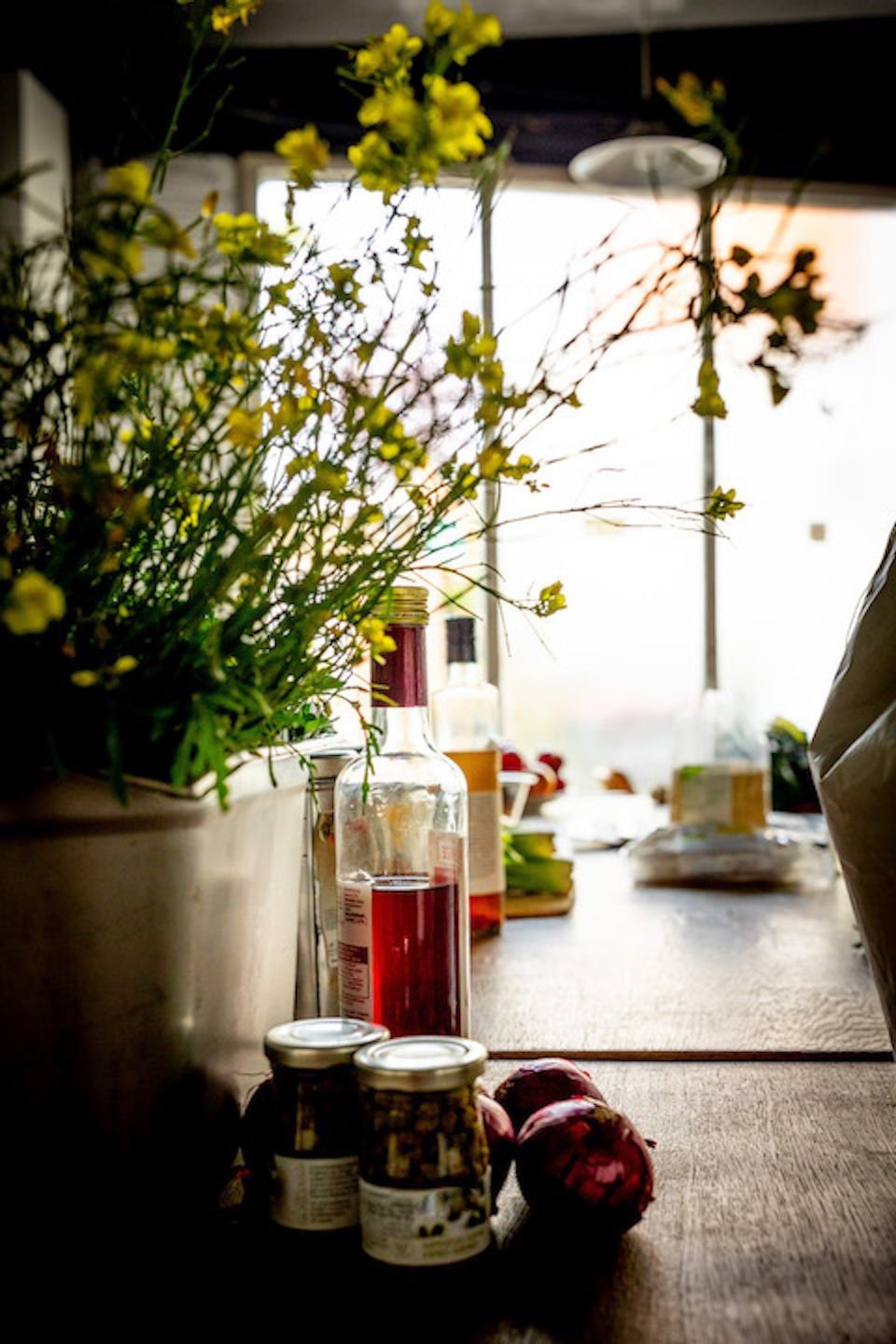 Prepared table for a Proeftijd workshop (2023)